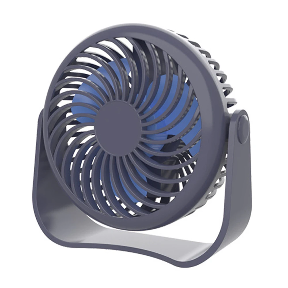 Мини-вентилятор с USB, вращающийся на 360 градусов, 3 скорости