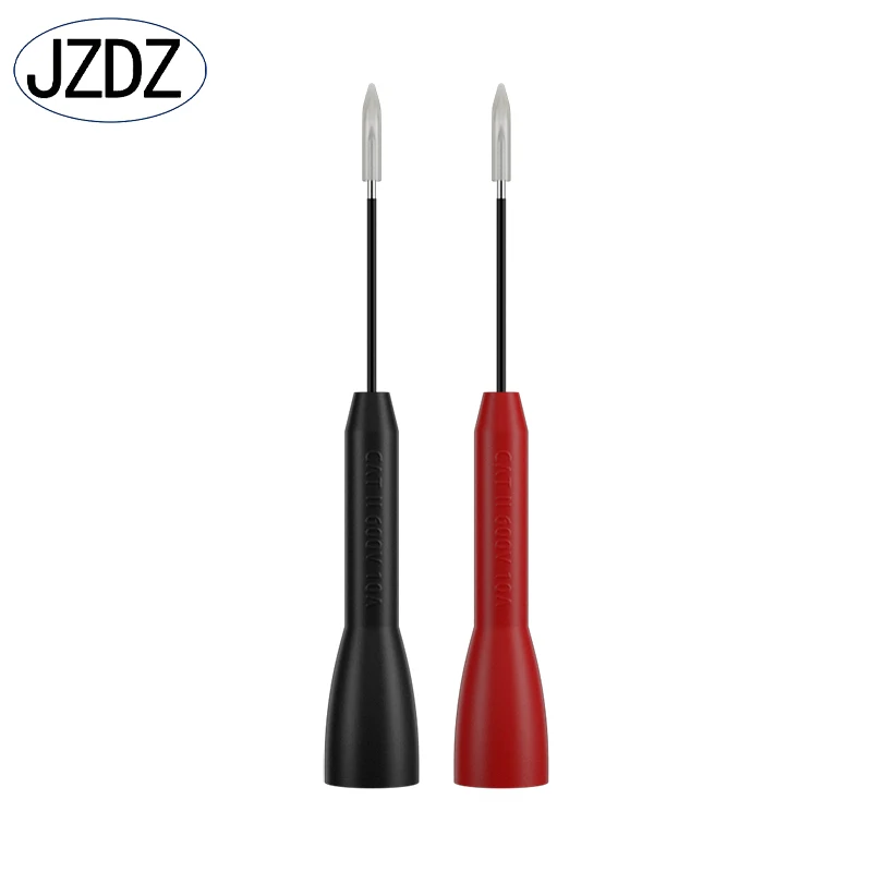 JZDZ 10pcs 1mm Test Probe Insulation Multi-meter Needle Stainless Test Pin For 2mm Test leads J.30038