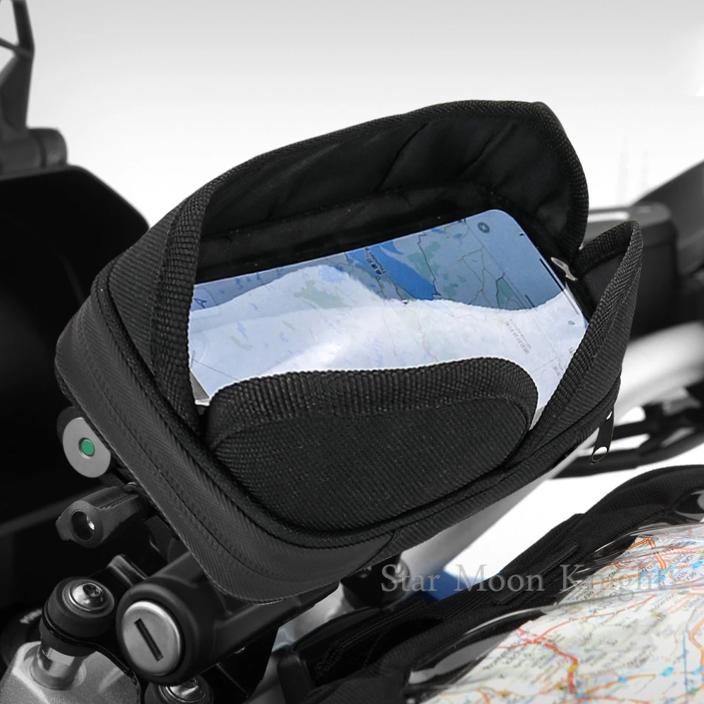 Motorcycle Phone Stand Holder Mobile GPS Plate Bracket Waterproof Media Bag Navigation Bracket for BMW G310GS G310R G650X S1000R