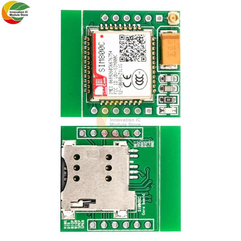 SIM800C GSM GPRS Expansion Module STM32 MCU 51 Equipped With for Bluetooth TTL Serial Port High TTS Instead of SIM800L SIM900A