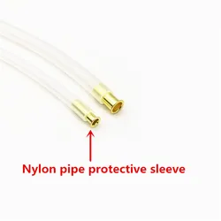 10pc Brass tubing bushing 4 6 8 10 12mm nylon tubing oil core/tubing oil core Oil pipe fittings Compression Sleeve Fitting
