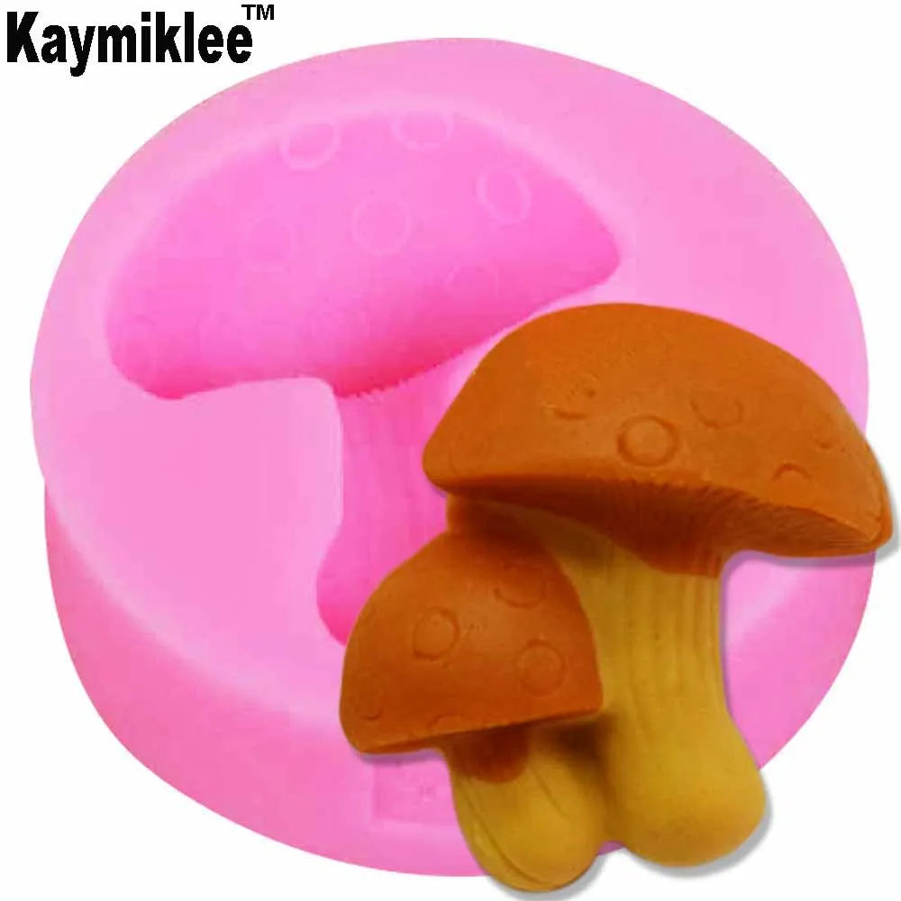 Kaymiklee M815 Mushroom Silicone Mold Fondant Cake Decorating Tools Resin Baking Chocolate Candy Soap Mould Accessories