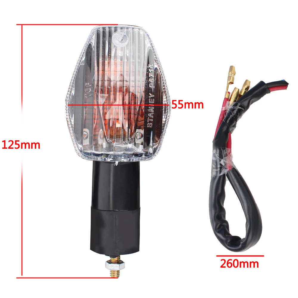 Motorcycle Turn Signal Lights For HONDA CB400 VTEC3 CBR600 F5/CBR1000 Indicator Blinker Front Rear Lights 1Pair LED Signal Lamp image 3