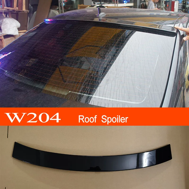 W204 ABS Car Rear Window Roof Spoiler for Mercedes-Benz C-class W204 Sedan 4-Door 2008 2009 2010 2011 2012 2013