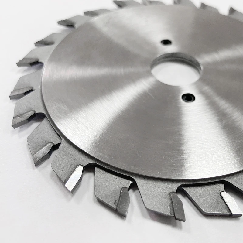 Woodworking Circular Scoring Saw Blade Cutting Dics for Panel Saw Sliding Table Saw Wood and MDF Cutting 120mm (12+12)T
