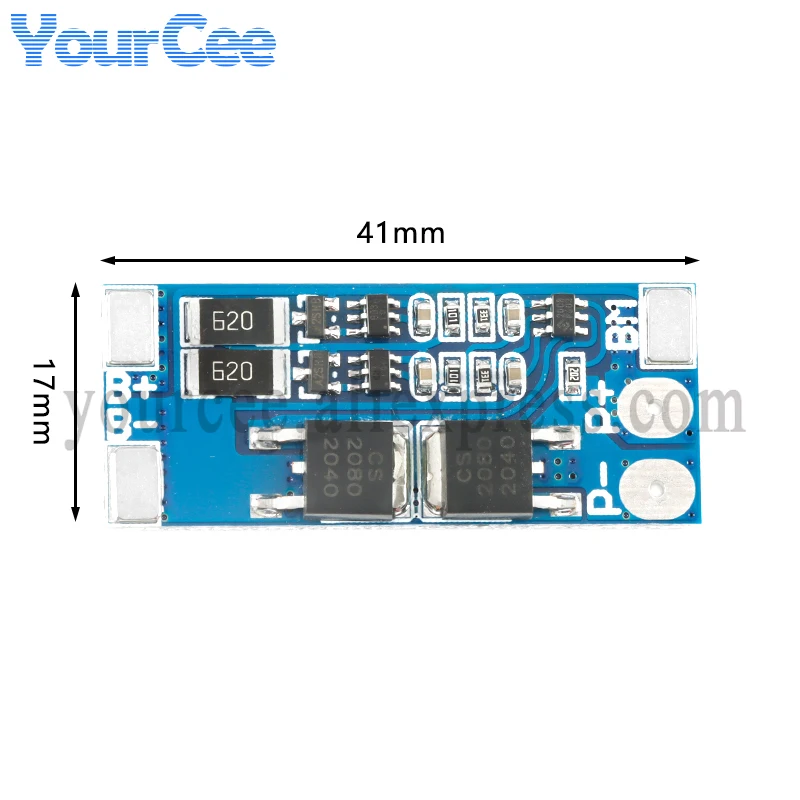 5pcs/1pc BMS 2S 8.4V 7.4V 8A 18650 Lithium Battery Charge Protection Board Equalizer Balanced BMS Charging PCB Module Overcharge