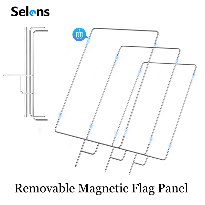 Selens Removable Magnetic  Stainless steel Flag Panel Reflector Diffuser Fotografia Acessorios Camera for Video Photo Studio