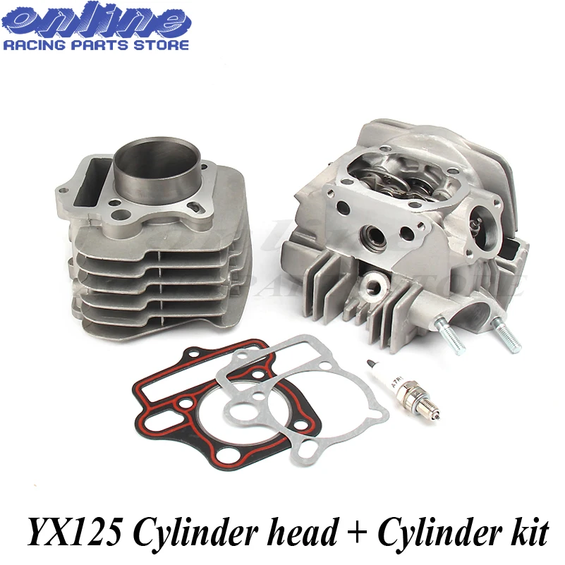 Motorcycle Engine Cylinder Barrel Head & Cylinder Gaskets Kit for YX125 125CC Atv Bike OEM