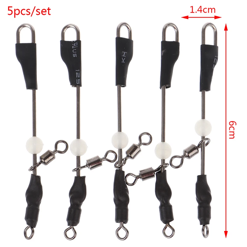 5pcs Fishing Connector Fast Hook Urfe Para Temporales Enganches Rapidos Para la Pesca Kolay Atma Aparati