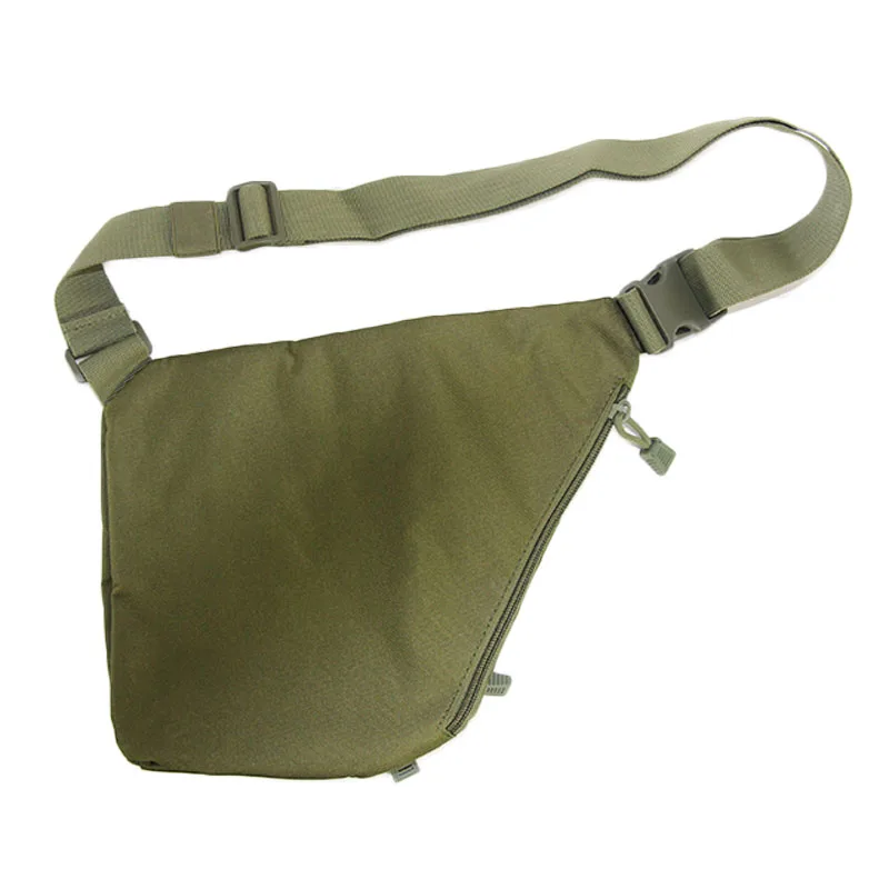 Tactical Gun Chest Bag Airsoft Pistol Military Nylon Concealed Storage Holster Bag Pouch Outdoor Hunting Anti-theft Shoulder Bag