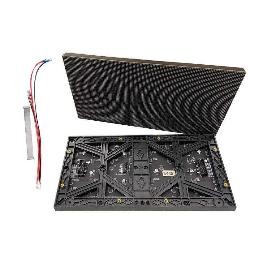 Display LED Módulo De Parede De Vídeo De Tela, Módulo Interno RGB Full Color, SMD1515, 320x160mm, 1, 40 Scan, P2, 160x80 Pixels