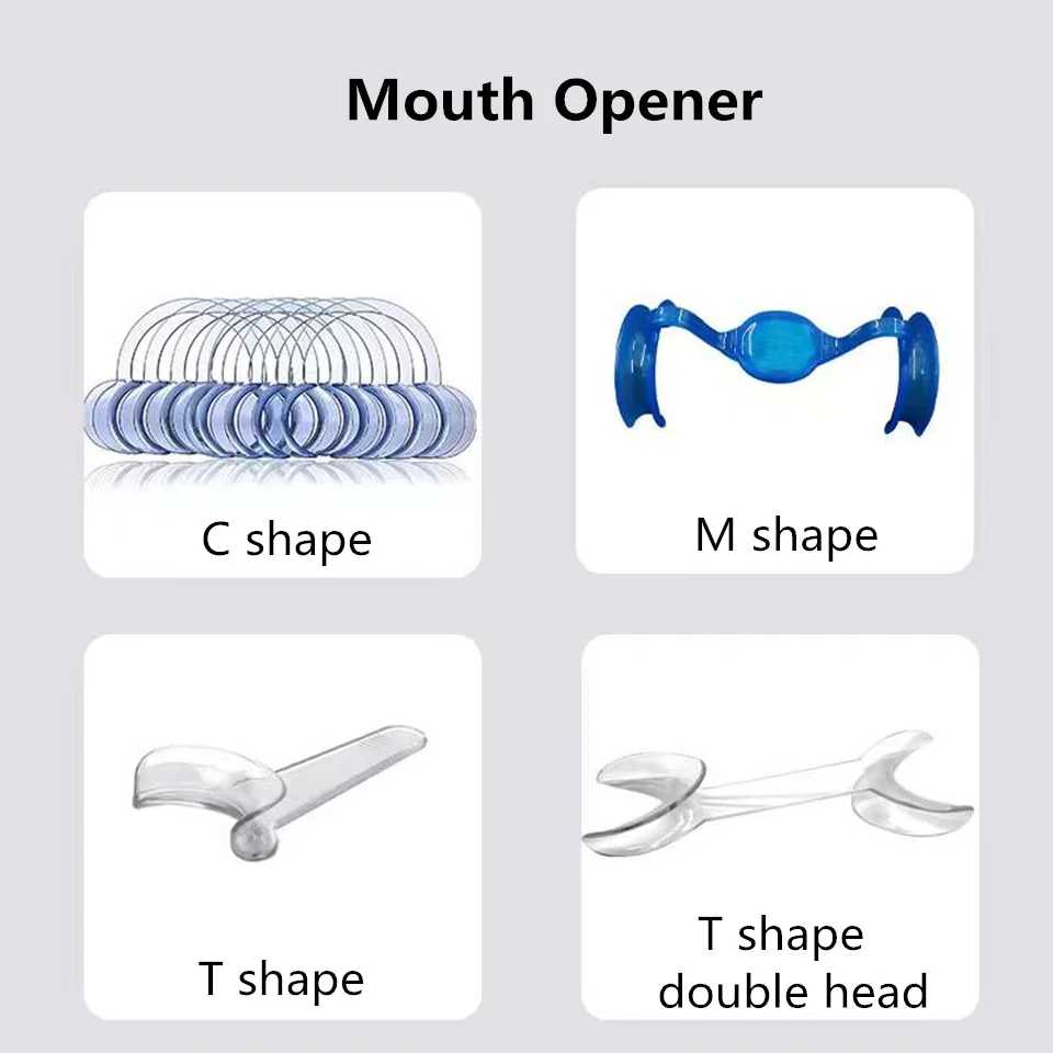 5pcs Dental Mouth Retractor T M C Shaped Oral Mouth Opener Gag Orthodontics Lip Cheek Retractor   Teeth Whitening Mouth Spreader