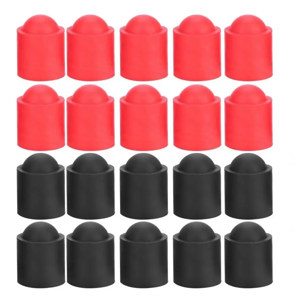 5/10pcs Cue Tip Cover Cue Tip Cap Rubber Billiards Pool Cue Tips Billiards Cues Stick Protection Cap Snooker Billiard Accessory