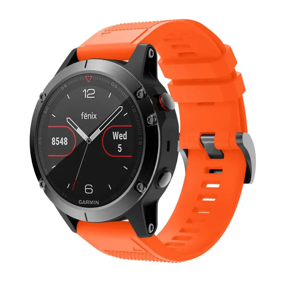 Correa de silicona para reloj Garmin Fenix 5 /5Plus/6/6Pro/Forerunner 935 945, pulsera inteligente de liberación rápida de 22mm