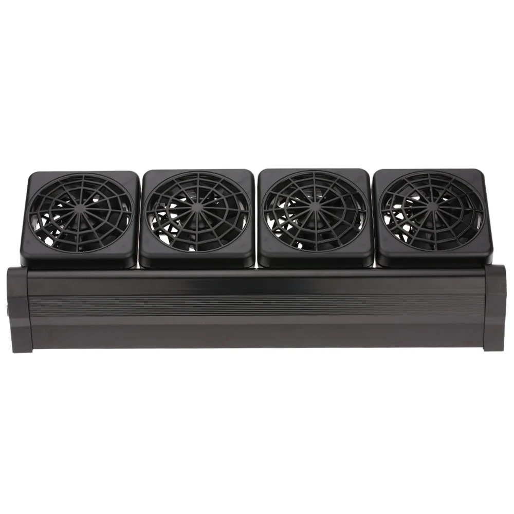 Aquarium Fish Tank Sistema de Ventilador, controle Chiller, reduzir a temperatura da água, Marine Pond Cooler, Acessórios, 1, 2, 3, 4 Fan Set