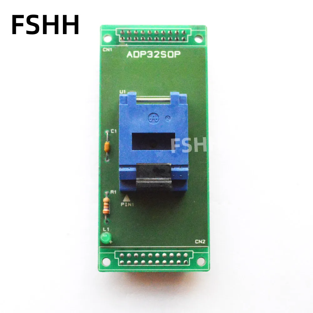 ADP32SOP โปรแกรมเมอร์อะแดปเตอร์ SOP32 SOIC32ซ็อกเก็ตทดสอบ IC (พลิก Test ที่นั่ง)