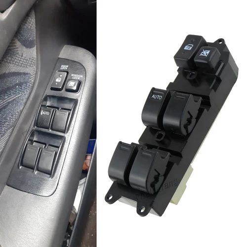 Botón regulador de interruptor de Control de ventanilla eléctrica de coche para Toyota Camry Tercel Corolla RAV4 4Runner Lexus LX450 1992-1998 84820-33060