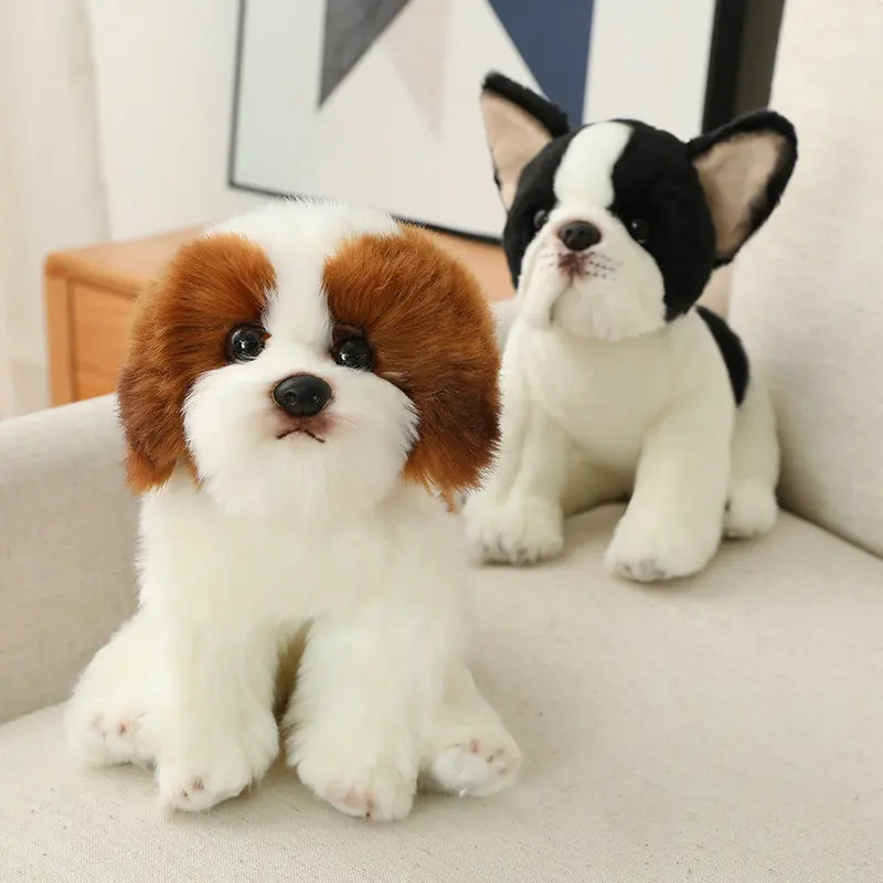 5 รูปแบบใหม่จําลอง Pug Plush ของเล่นตุ๊กตาสัตว์ตุ๊กตาลูกสุนัขชีวิตจริงสุนัขสัตว์เลี้ยงของเล่นเด็ก Xmas ของขวัญวันเกิด