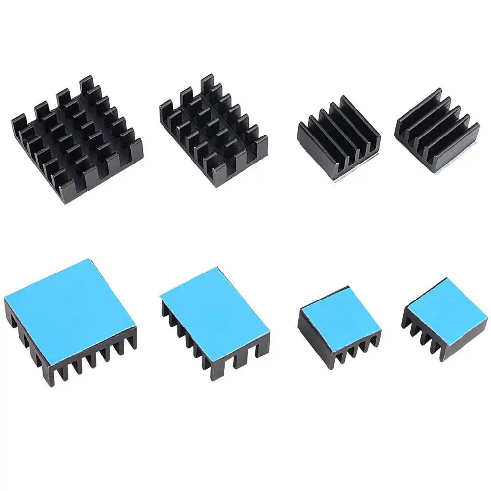 4 Teile/paket Raspberry Pi 4 Modell B Kühlkörper Kit, kühl Aluminium Kühlkörper Set Für Raspberry Pi 4B (4 Teile/satz)