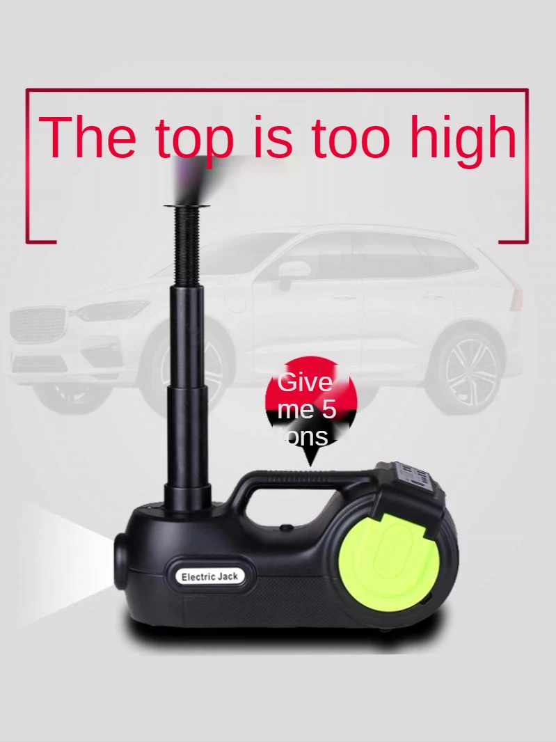 12V 5Ton 4 In 1 Jack per auto Set di martinetti idraulici elettrici multifunzionali pompa ad aria per auto Suv cambio fuoristrada per pneumatici di emergenza nel deserto