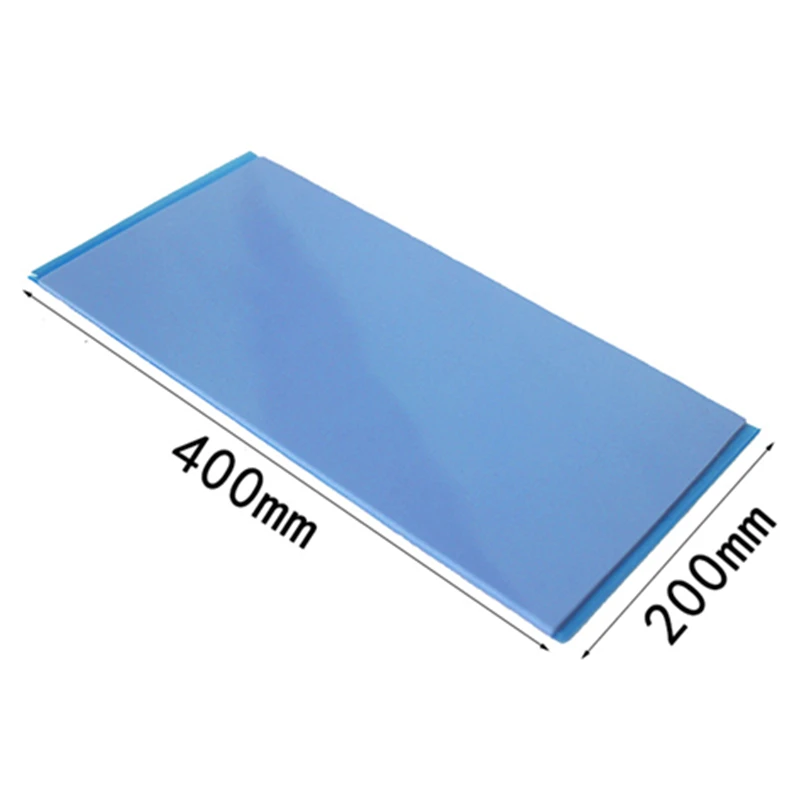 High thermal conductive silicone plate 0.3x200x400m - 6x200x400mm insulation thermal conductivity silicon sheet pad for heatsink