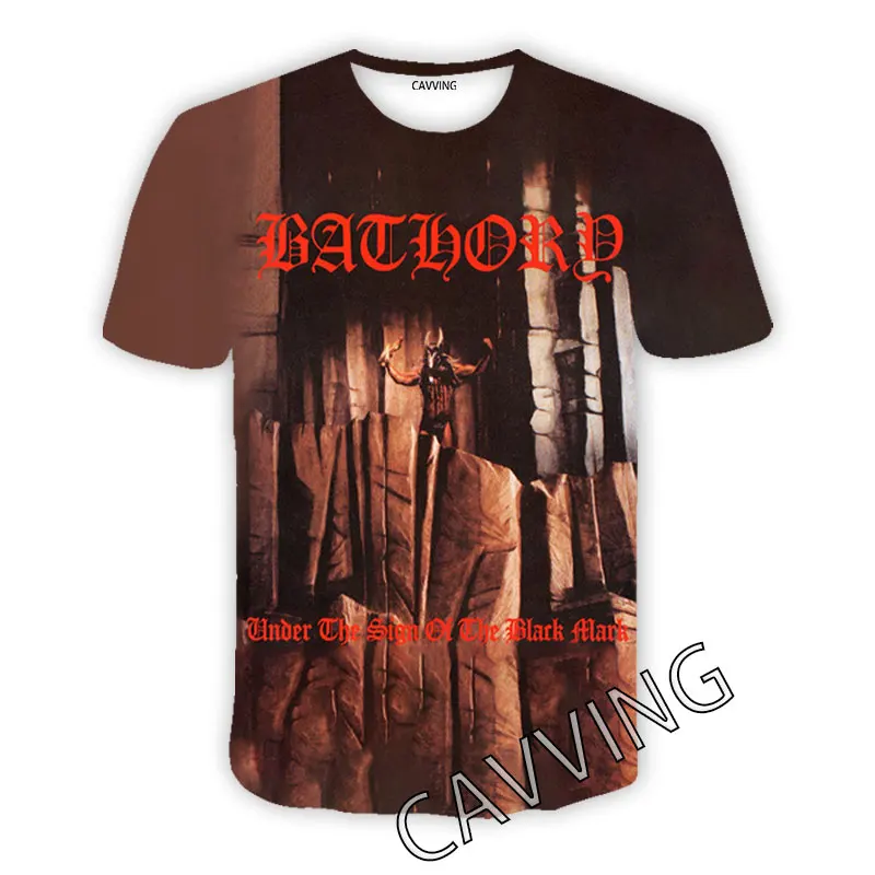 New Fashion Women/Men\'s 3D Print  Bathory Band  Casual T-shirts  Hip Hop Tshirts Harajuku Styles Tops Clothing