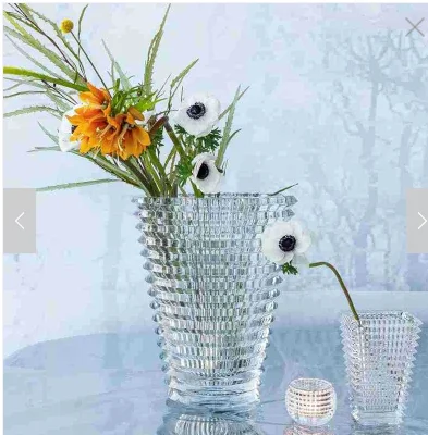 

Crystal Vase Living Room Dried Flowers Transparent Dill Home Crystal Decoration Accessories Flower Vases For Home