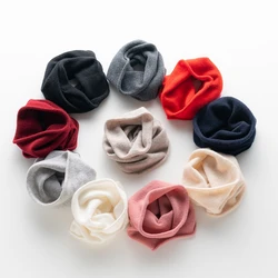 2020 New Arrival 100% Goat Cashmere Winter Womens Fall Fashion Soft Scarves Neck Thick Warm Scarf Brand O Ring Scarf 10 Colors