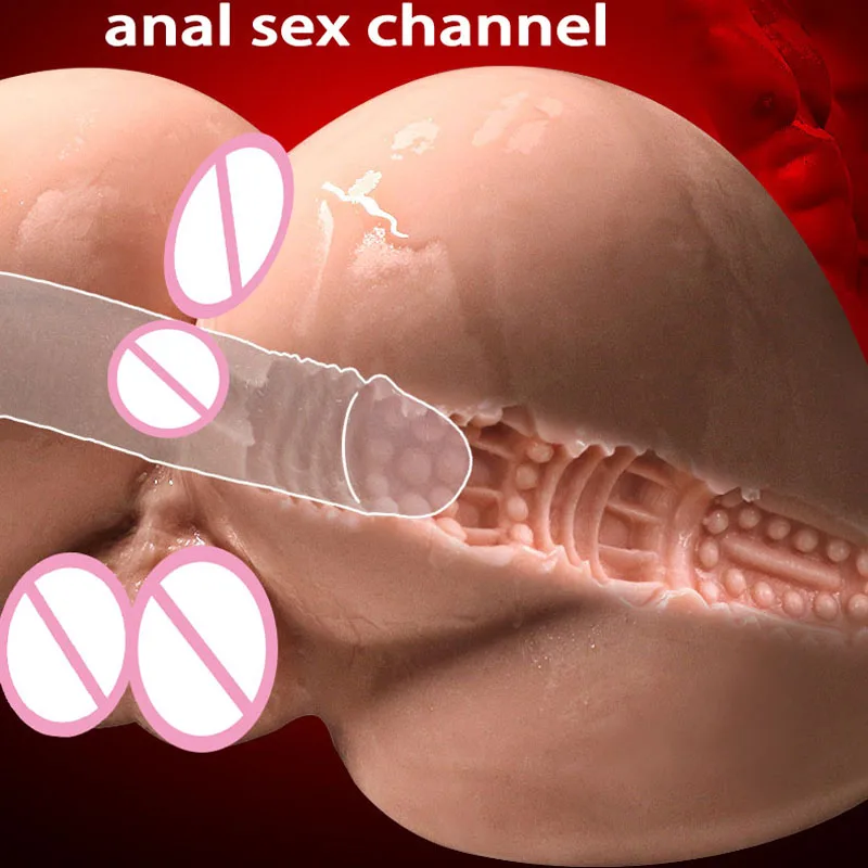 1:1 Male Big Ass Anal Sex Men Gay Masturbation Artificial Real Pussy Erotic Toys Masturbator For Man Silicone Ass Adult Toy