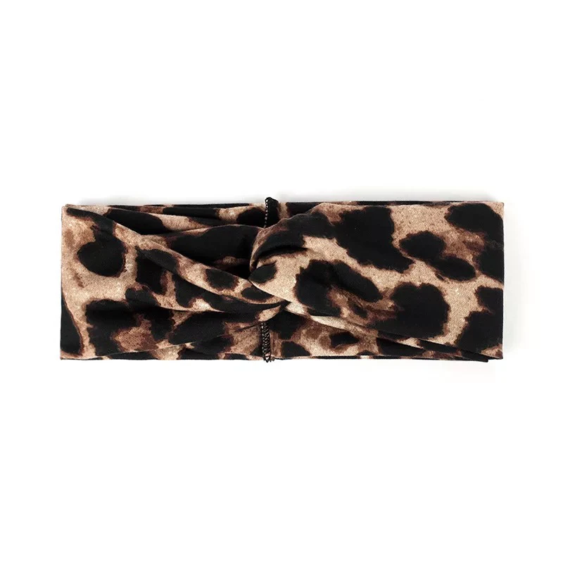Latin Dance Accessories Salsa Tango Cha Cha Rumba Practice Wear Fashion Leopard Print Headband Elastic  Dance Headdress DNV13561