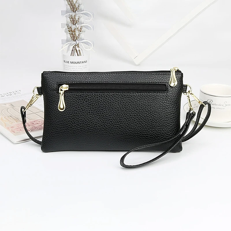 PU Leather Embossing Shoulder Bags for Women New Fashion Multi-function Crossbody Bags Cheap Female Bag Comfortable Wrist Strap