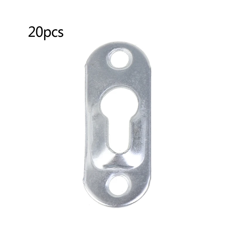 20pcs/Lot Metal Keyhole Hanger Fasteners for Picture Frames Mirrors Cabinet