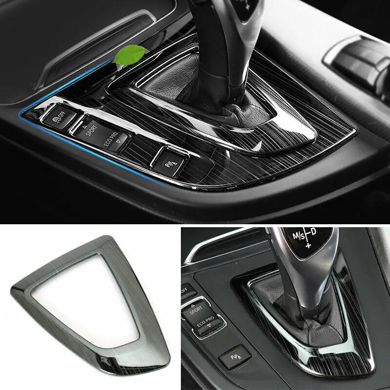 

Для 2013-2019 BMW 3 4 серии GT средняя консоль переключения передач Панель отделка черная сталь модификация автомобиля автозапчасти