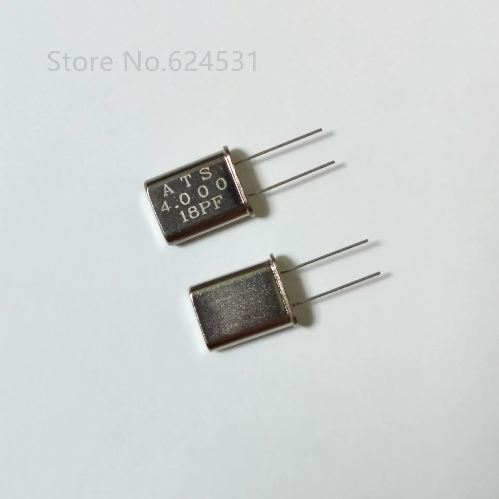 10pcs 4.000000M In-line crystal oscillator 49U crystal resonator U type 4.000MHZ 4MHZ 4M