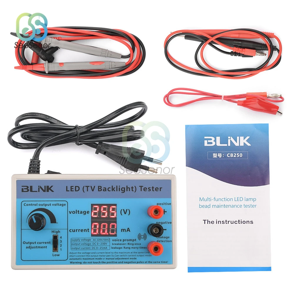 Multi-function LED Lamp Bead Maintenance Tester Led Backlighting LED Tester LCD TV LED Backlight Tester AC 220V EU Plug