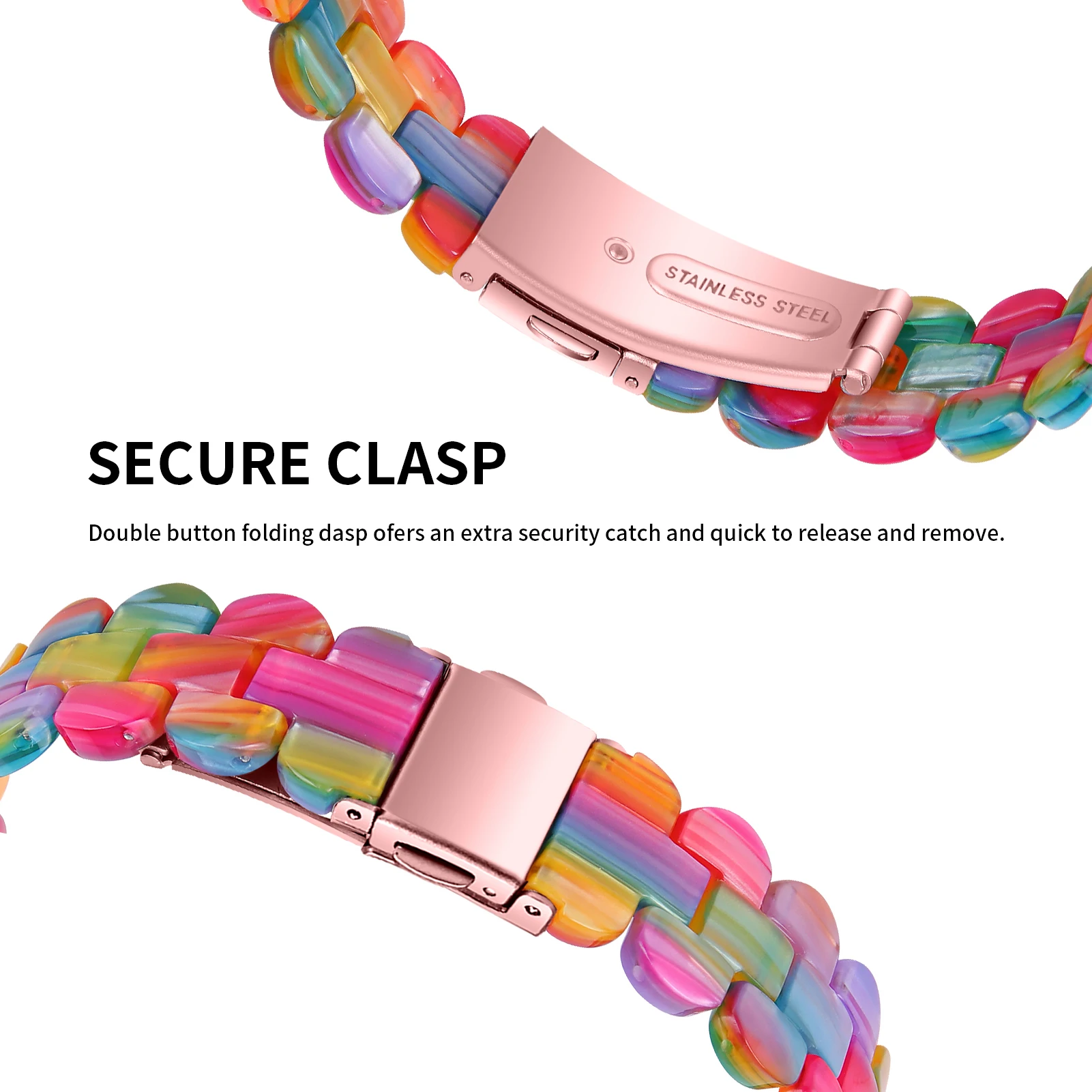 Resin band For Fitbit Luxe Strap Smart Bracelet band Replacement Women Men Watchband for fitbit luxe special edition accessories image 4