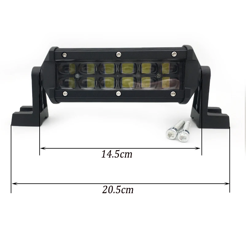 36W 12V/24V LED 작업 표시 줄 12LED 스포트 라이트 램프 운전 안개 Offroad offroad에 대 한 흰색 작업 자동차 빛 ATV SUV 4WD 자동차 stylin