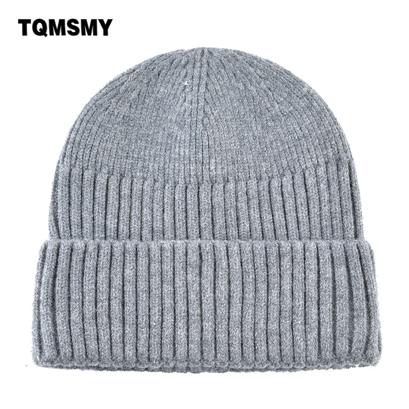 

TQMSMY Fashion Skullies Beanies Men Solid Color Knitted Hat For Women 13 Colors Knitting Skullcap Streetwear Gorras Touca TMB24