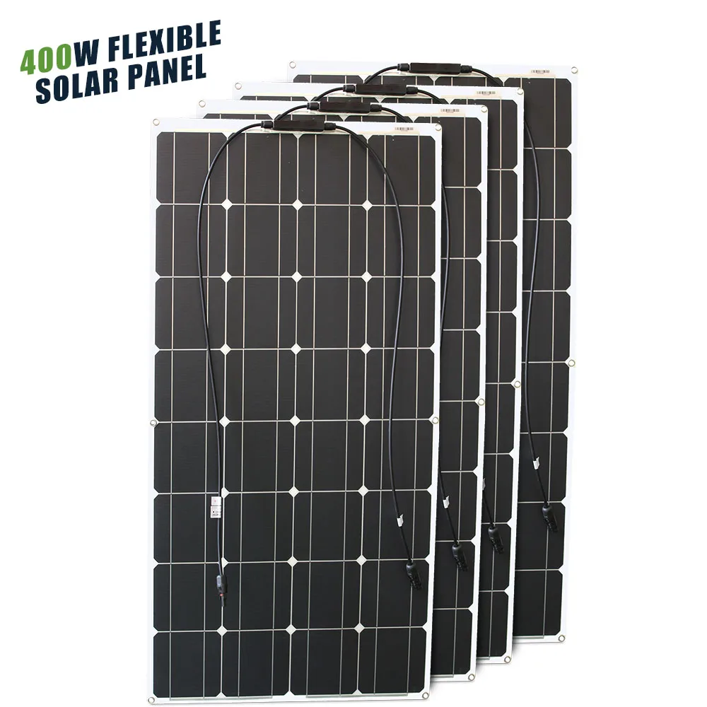 12V Flexibel Zonnepaneel 600W 100W 200W 300W 400W 500W Buigbaar Waterdicht Monokristallijn Beste Zonnepaneel China voor RV Boot