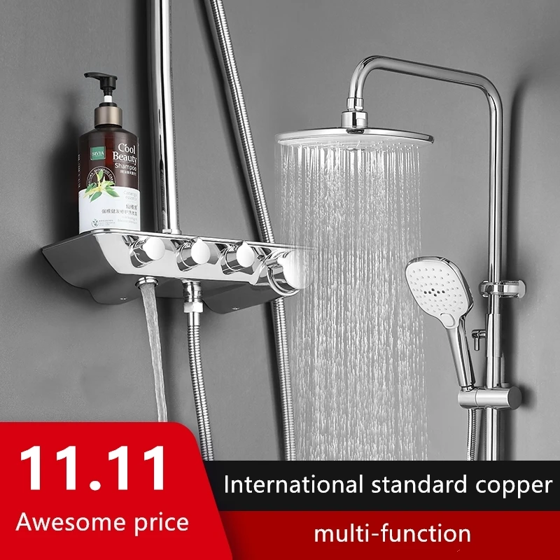 bathroom accessories Shower mixer shower head, international standard constant temperature copper shower head