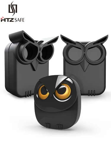 HTZSAFE-alarma de seguridad inalámbrica para entrada, Detector de movimiento PIR resistente al agua, alarma antirrobo de bienvenida para garaje, sistema seguro de patrulla