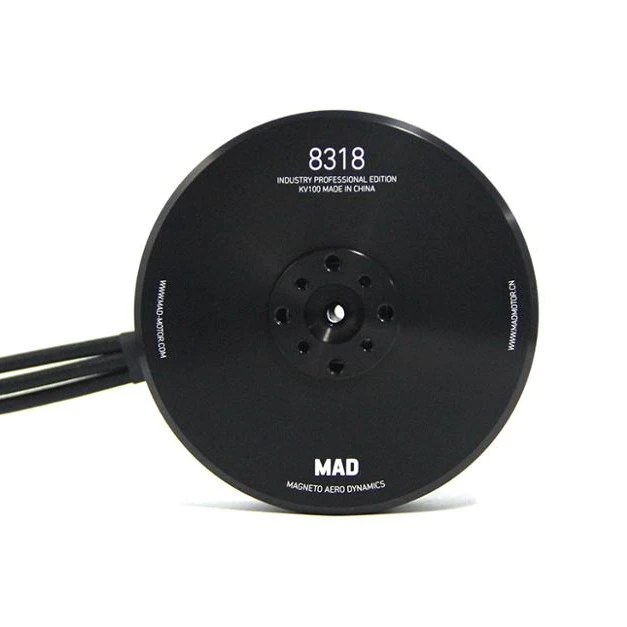 MAD 8318 IPE black version multirotor copter quadcopter 48V brushless dc motor with 27-32 inch prop