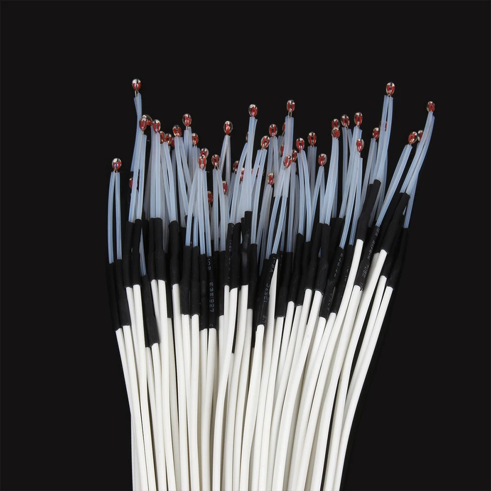 XCR3D 3D Printer Parts 100K B3950 ohm NTC Thermistor Cable 1m/2M with DuPont Terminal Temperature Sensor for heated 1PCS