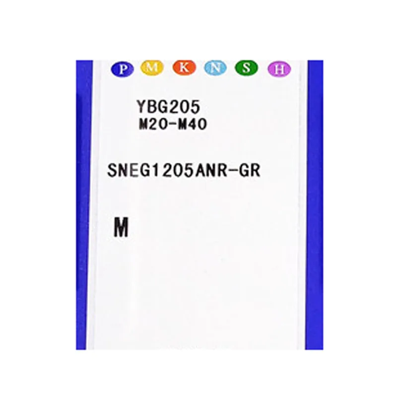 Imagem -02 - Sneg Sneg1205anr Sneg12 Sneg1506anr gr gm Ybc302 para Aço Ybg205 Processamento de Aço Inoxidável Lâminas Originais Inserções Millimg