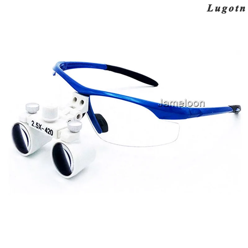 

2.5X Magnify Dental Magnifier Medical Equipment ENT Oral Tool Antifog Optical Glasses Dentist 2.5 Times Enlarge Surgical Loupe