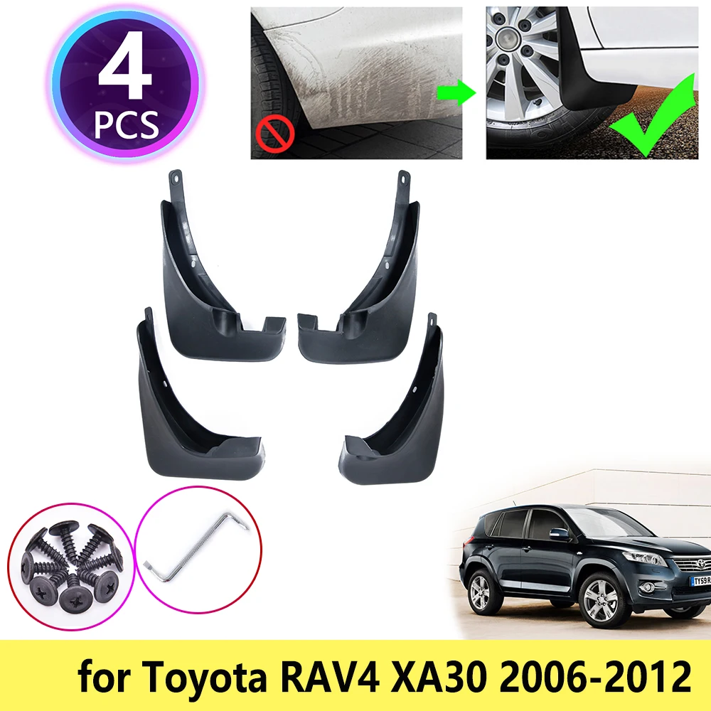 for Toyota RAV4 XA30 2006 2007 2008 2009 2011 2012 Mudguards Mudflap Fender Mud Flaps Splash Flap Guards Front Rear Accessories