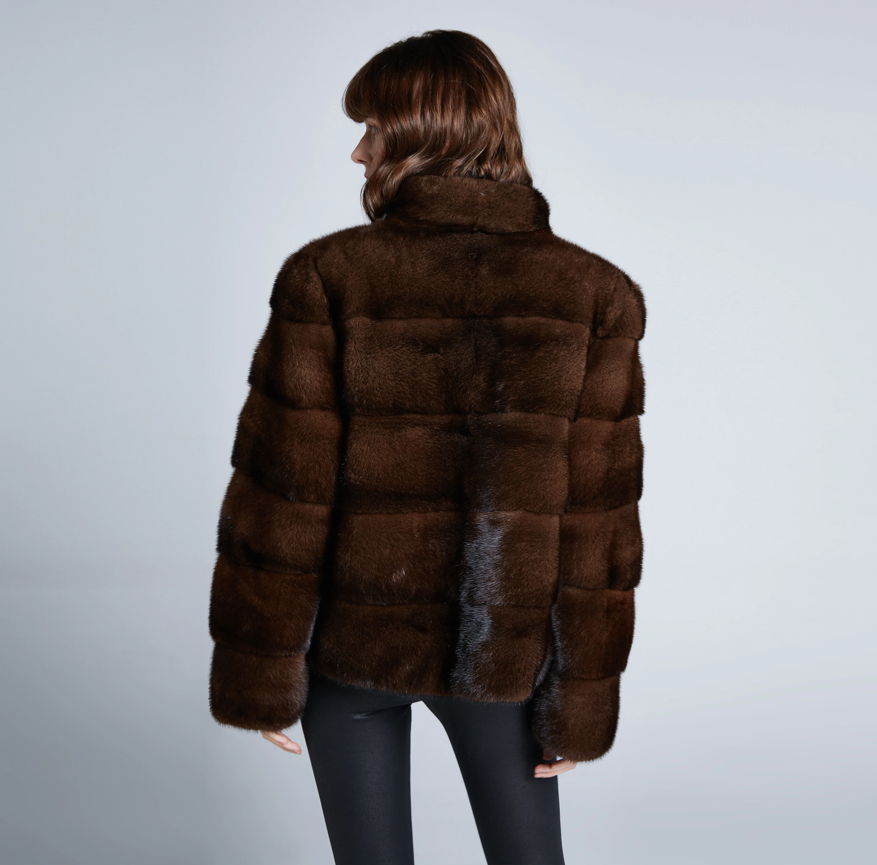 Zirunking 2020 new real mink coat reversible thick warm winter outwear women short genuine mink high quality luxury jacket Z202