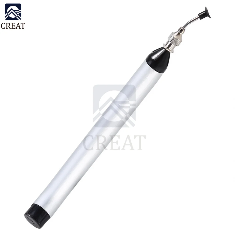 FFQ939 IC Sucking Pen Vacuum Suction Pen Remover Sucker SMD Tweezer Pick Up Tool Solder Desoldering With 3 Suction Headers