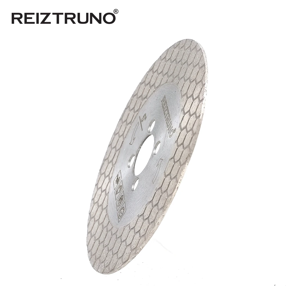 Lame a segmento esagonale continuo da 5 "taglierina circolare a doppio Turbo per taglio e rettifica di granito, marmo, arenaria, 1 pezzo
