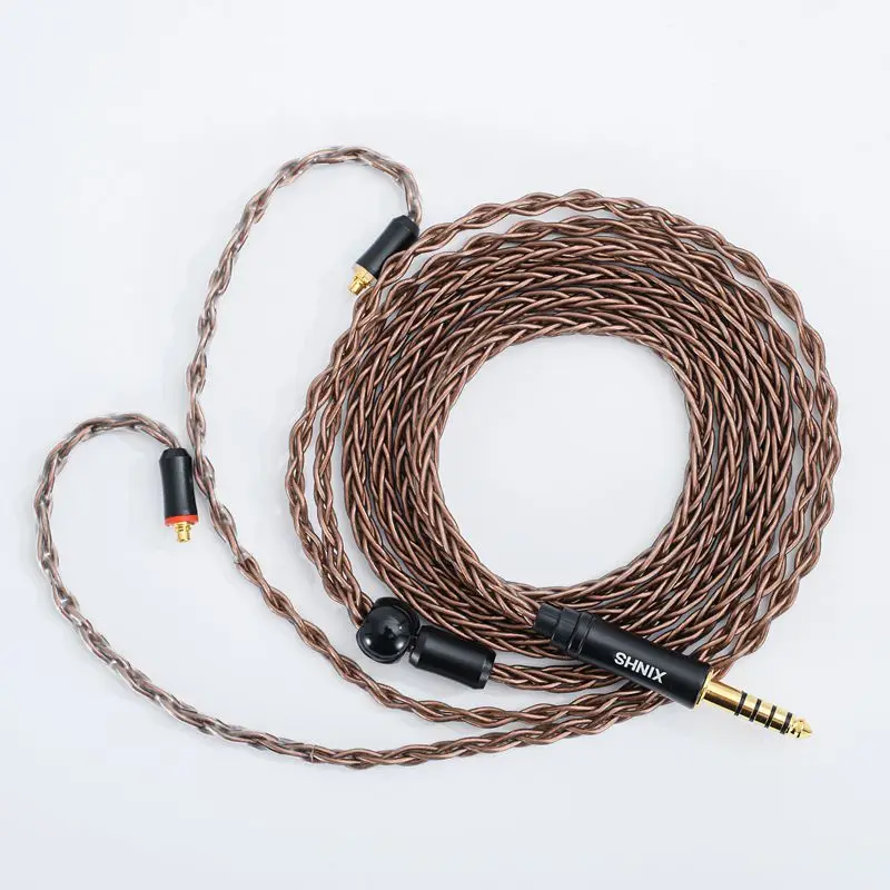 XINHS Replacement Line  Copper Plated Silver Upgraded Wire 8 Strand HIFI Earphone Cable For BLON BL-03 BL-05 BL05 ZSN  ZS1O PRO